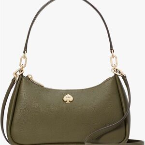 Kate Spade Olive Green Kayla Shoulder Bag